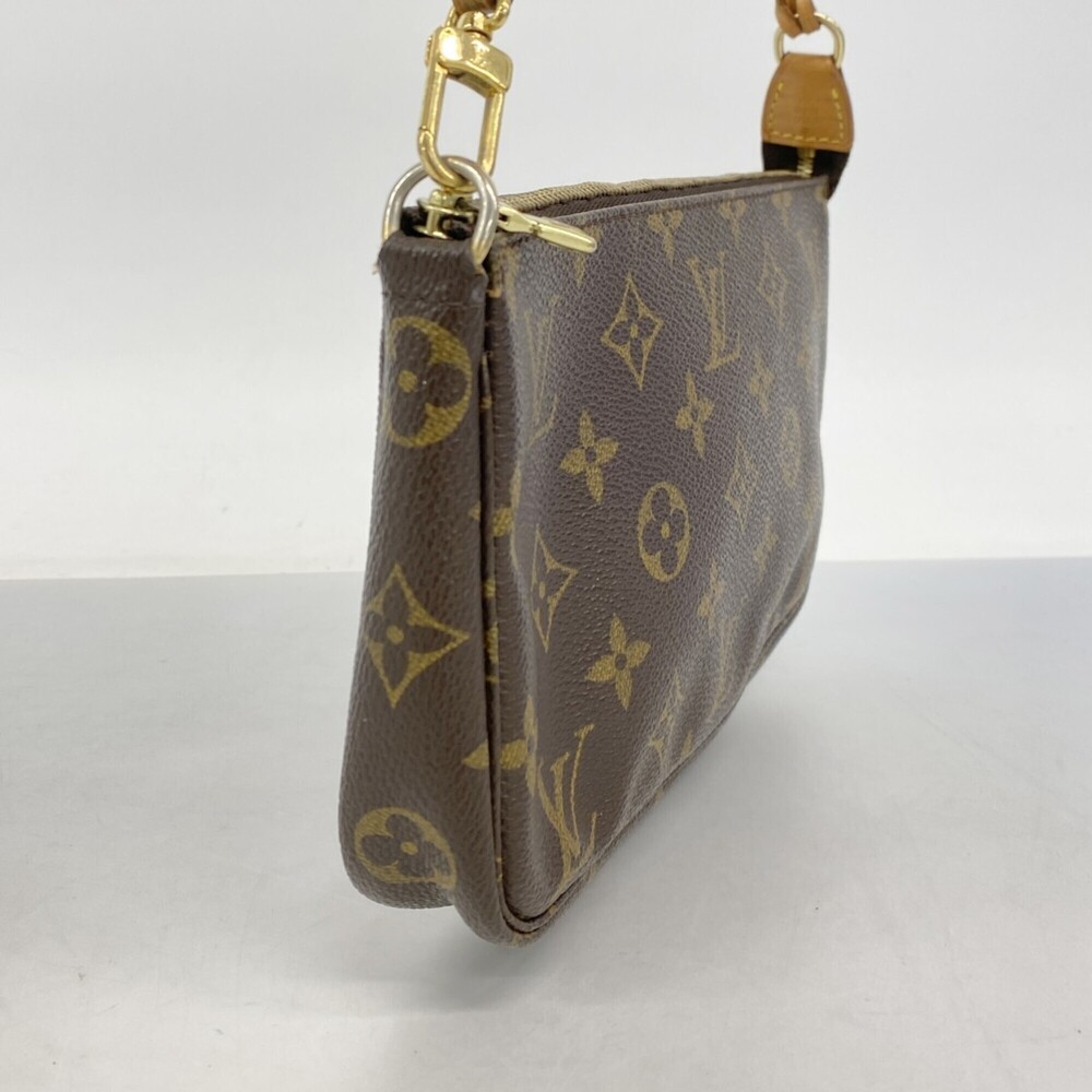 LOUIS VUITTON Authentic Brown Monogram Pochette Pouch - Picture 2 of 9